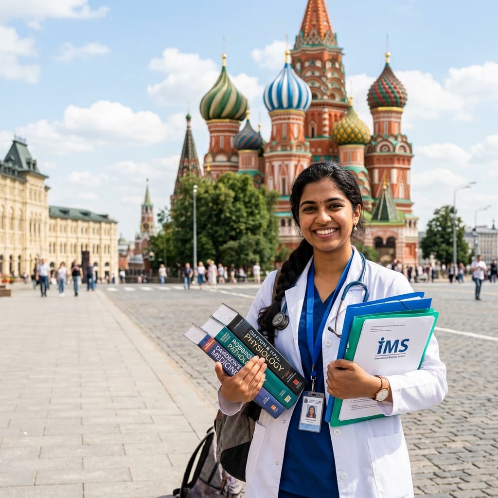 Medical Student at Saint Basil's Cathedral Russia